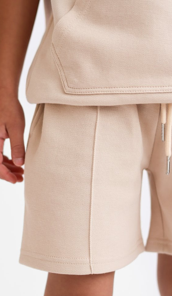 Dougie Boys Zip Up Tracksuit Set Beige