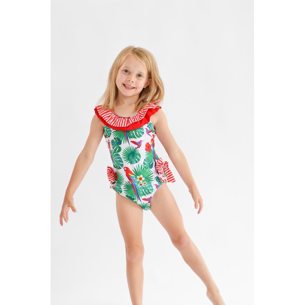 Moana Parrot Swimsuit Red
