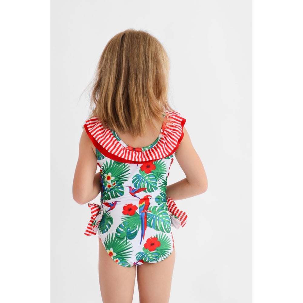 Moana Parrot Swimsuit Red