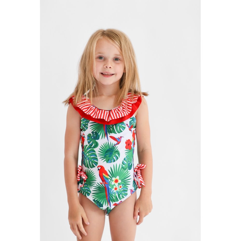 Moana Parrot Swimsuit Red