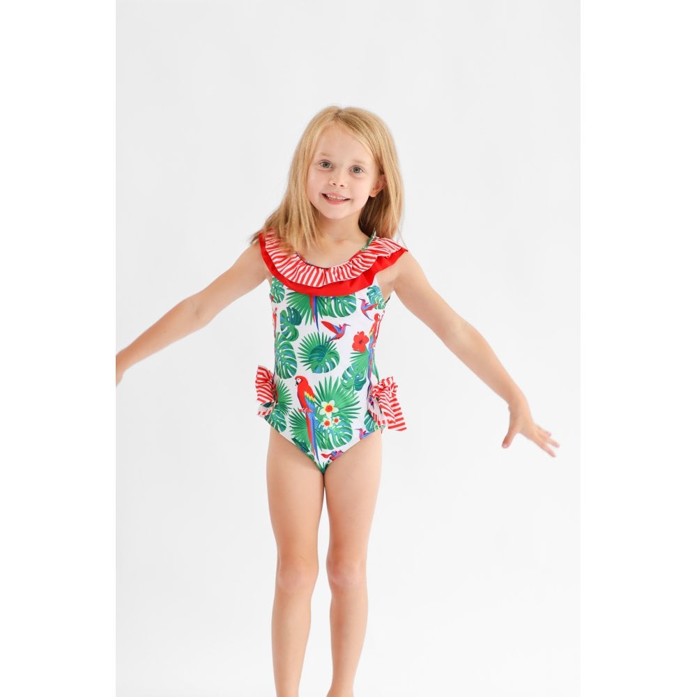 Moana Parrot Swimsuit Red