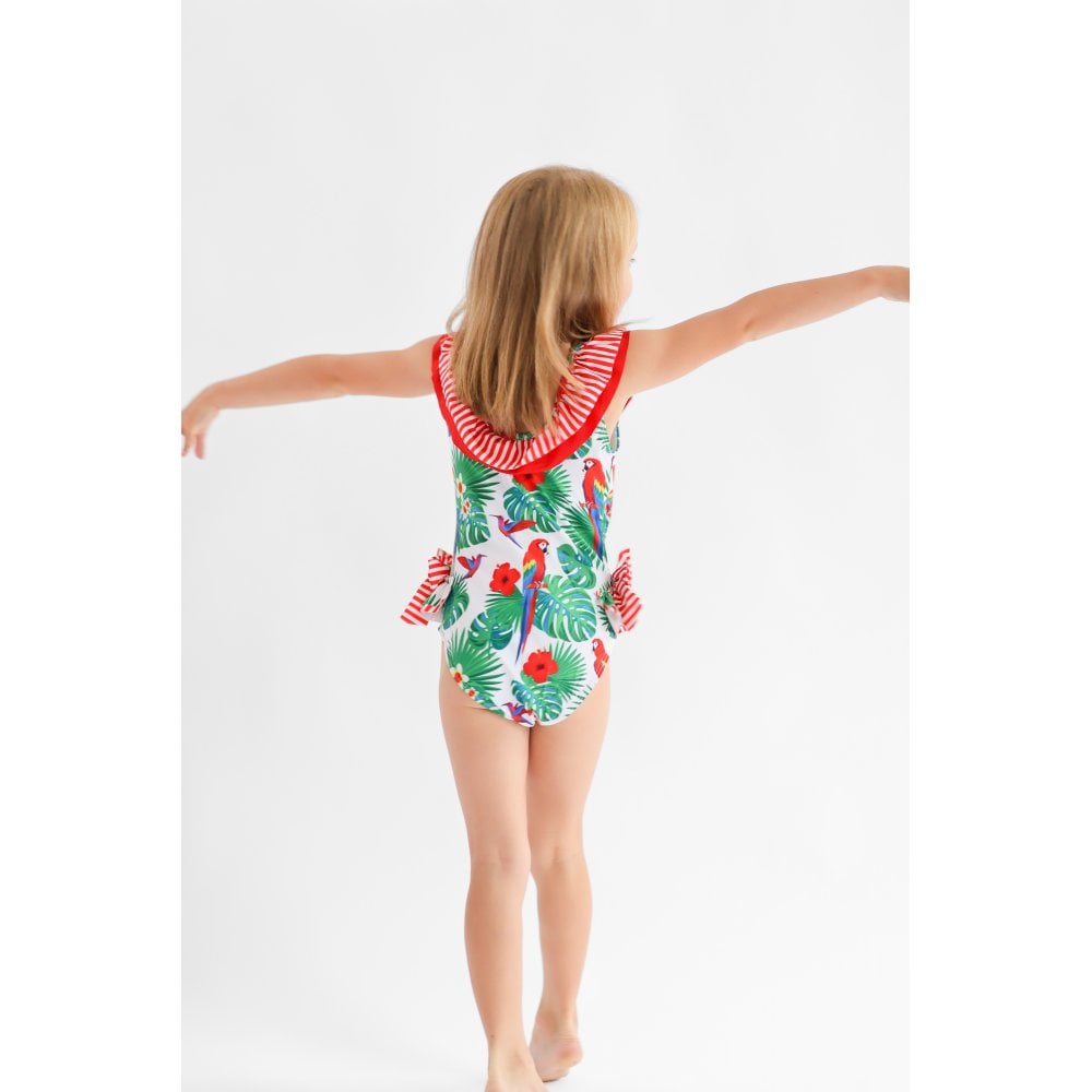 Moana Parrot Swimsuit Red