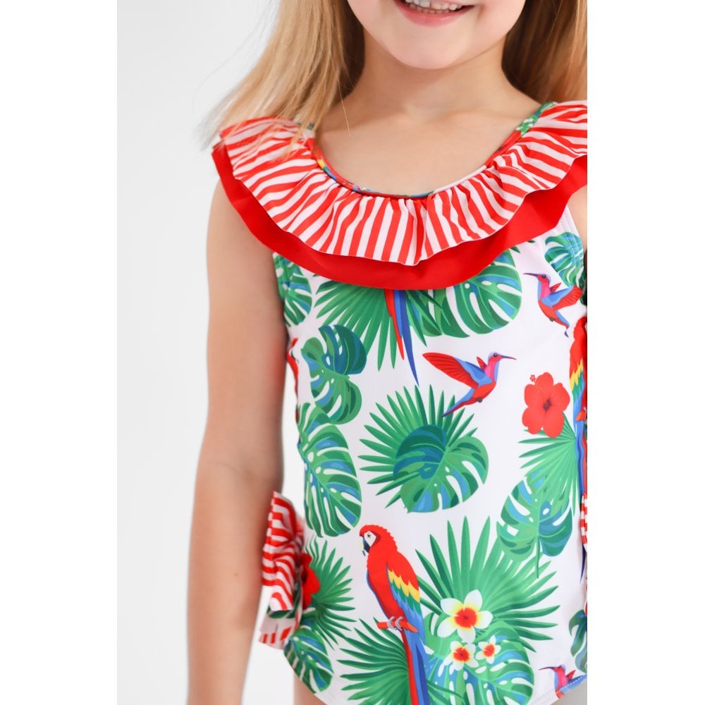 Moana Parrot Swimsuit Red
