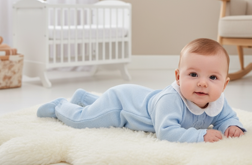 10319 Babidu Knitted Babygrow