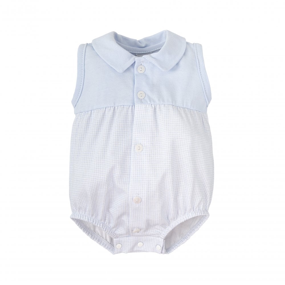 30213 Babidu Baby Boys Blue Romper Suit