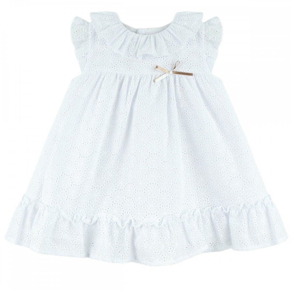 25553 - Baby Ferr White Embroidery Dress