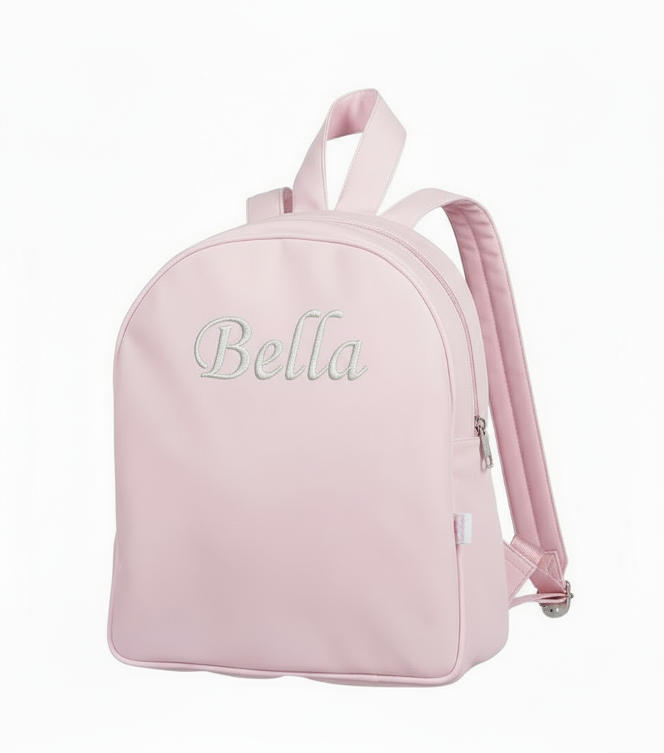 Nubeluna Baby Embroidered Backpack Pink