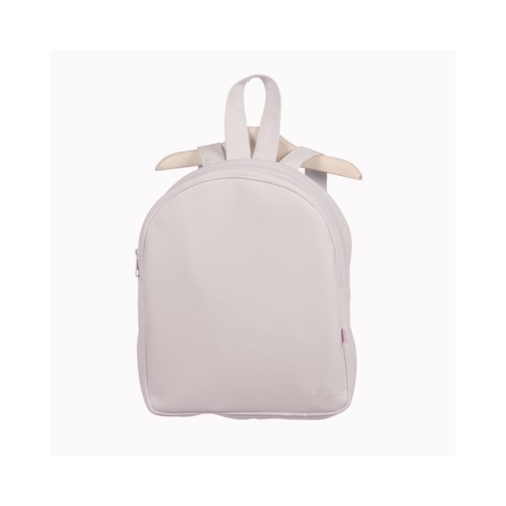 Nubeluna Baby Embroidered Backpack Cream