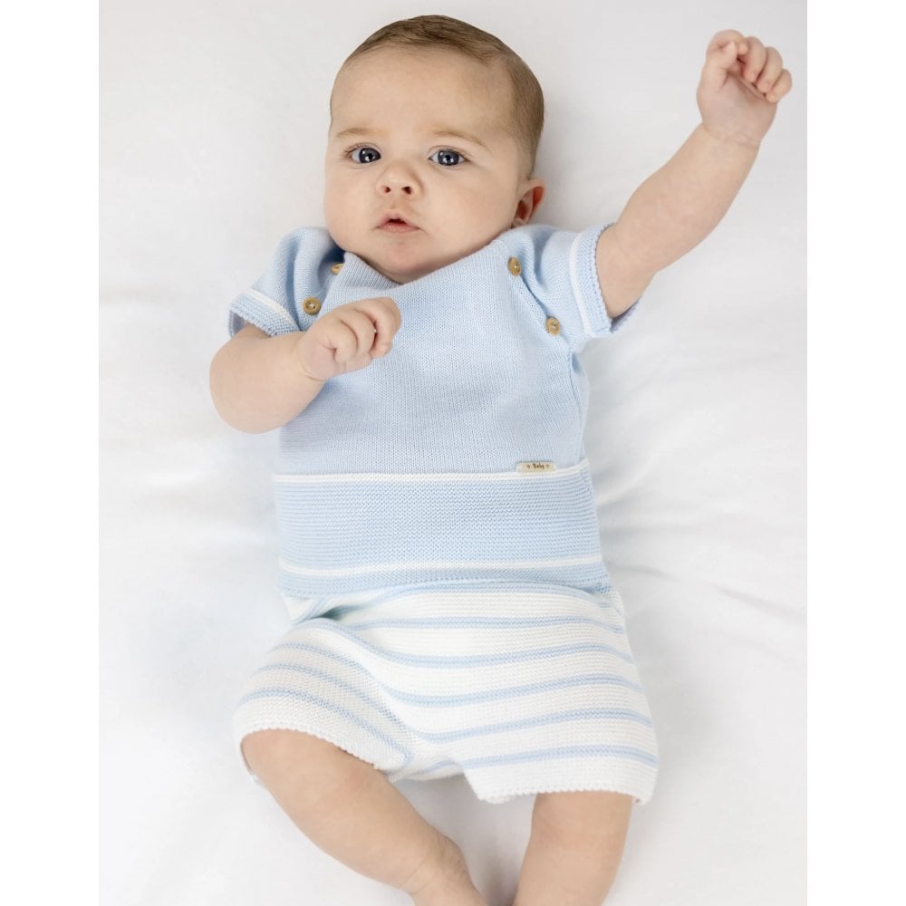 Casper Shorts Suit Blue