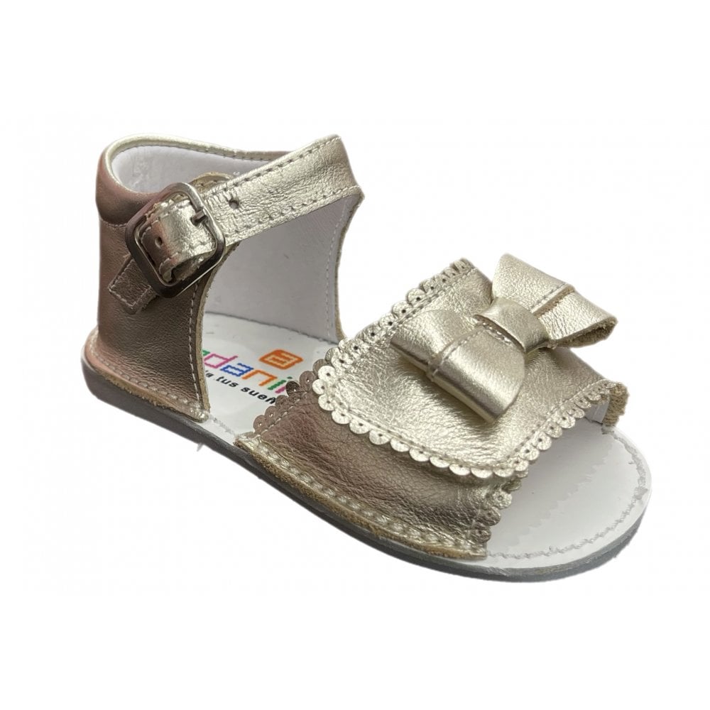 191814 Sandal Gold Leather