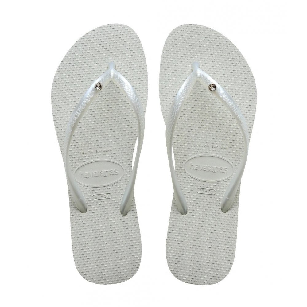 Slim Glamour Havaianas White