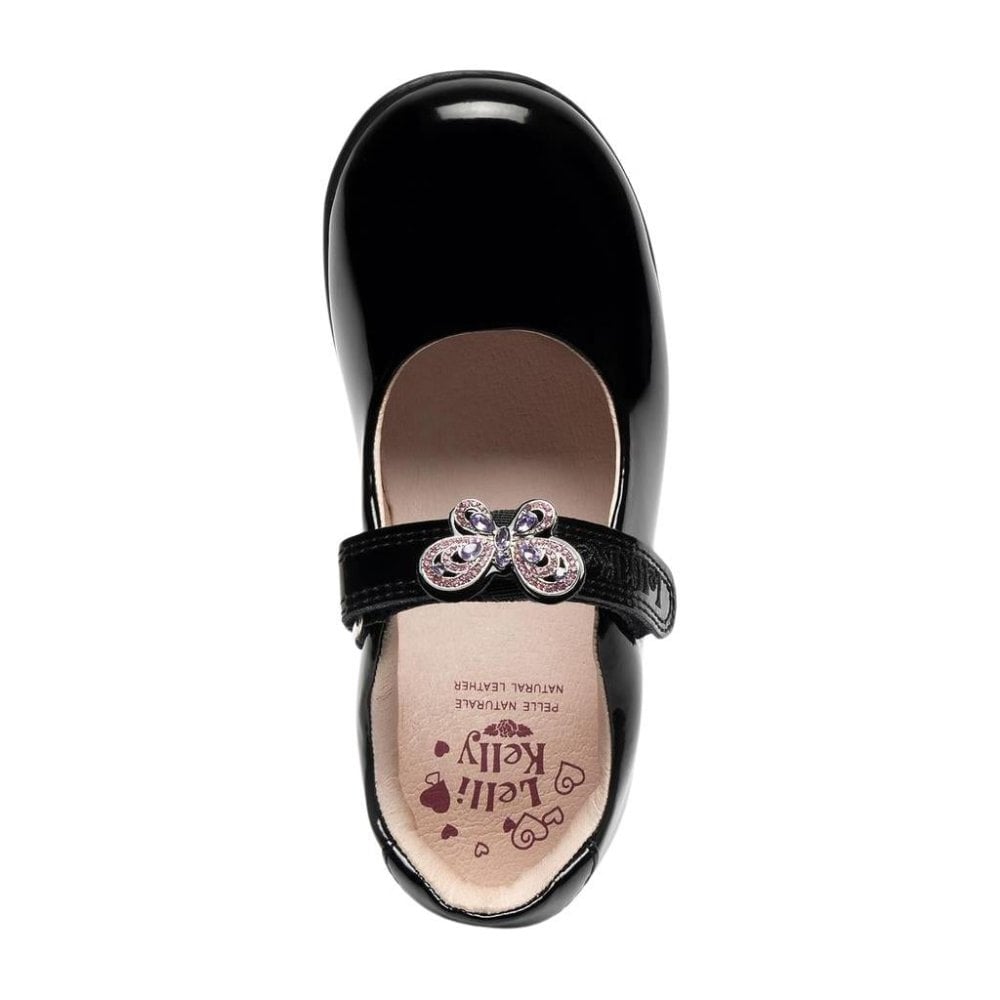 LKS08483 Melody 2 G Fit Butterfly School Shoe