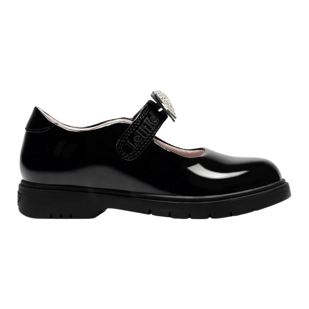 LKS08934 Zoey Black Patent School Shoe