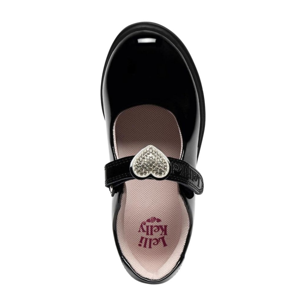 LKS08934 Zoey Black Patent School Shoe