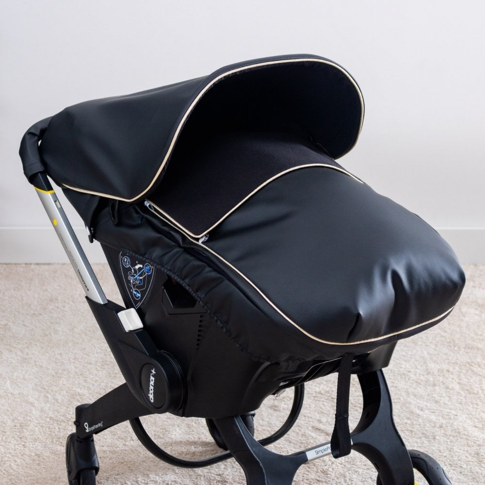 068239 Doona Car Seat Cover Black Leatherette