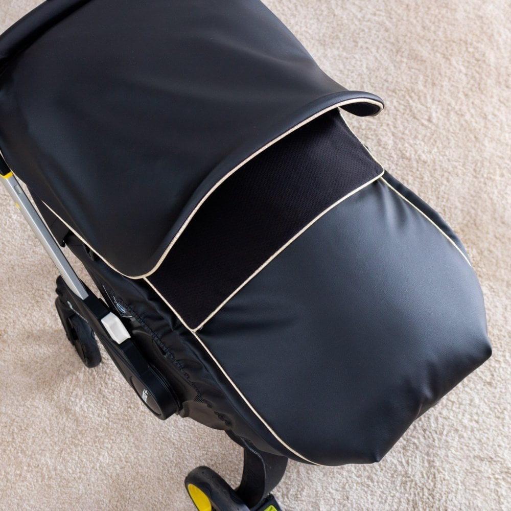 068239 Doona Car Seat Cover Black Leatherette