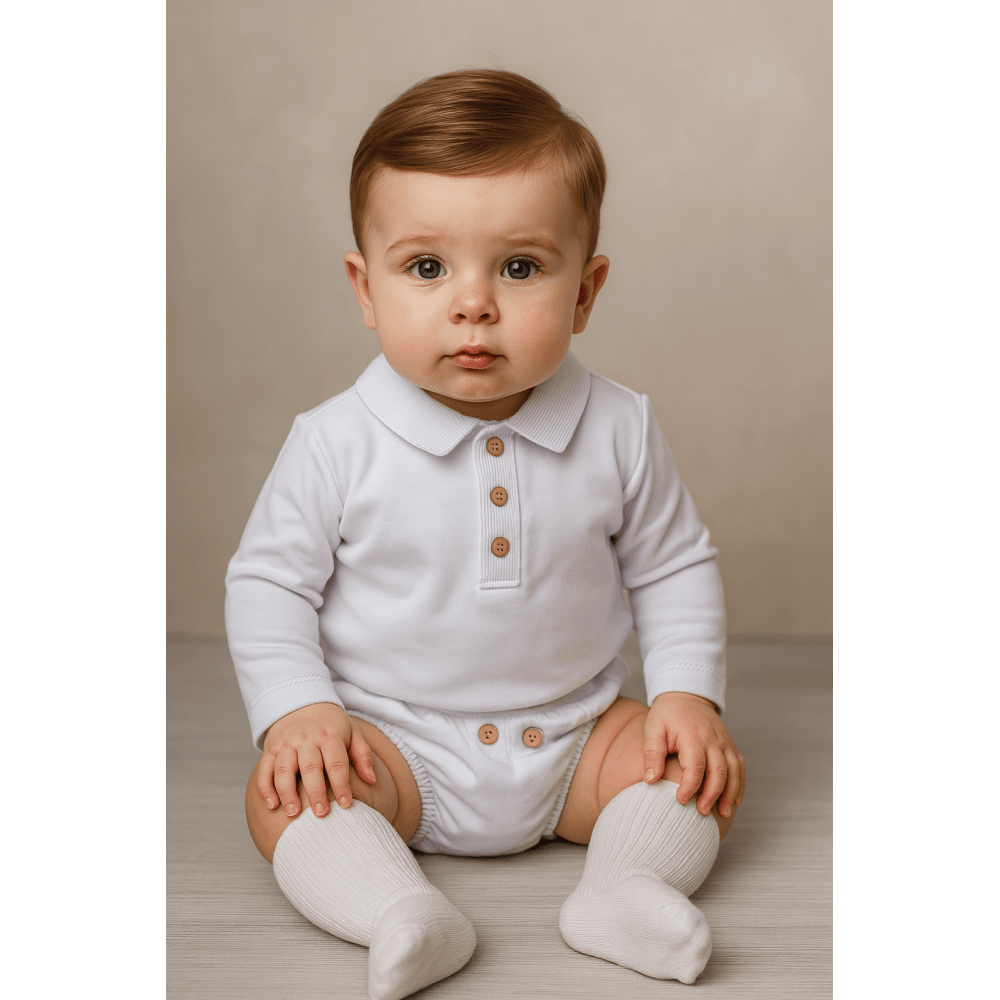 11173 Baby Boys Top & Jam Pants Set Blue