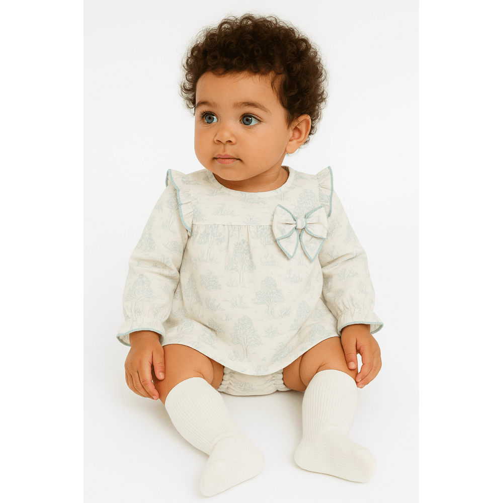 22105 Baby Girls Jam Pant Dress Blue