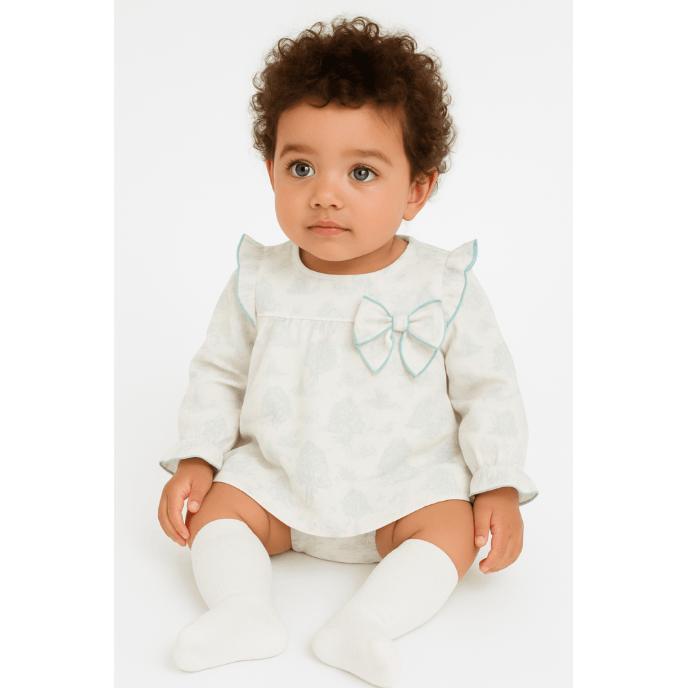 22105 Baby Girls Jam Pant Dress Blue