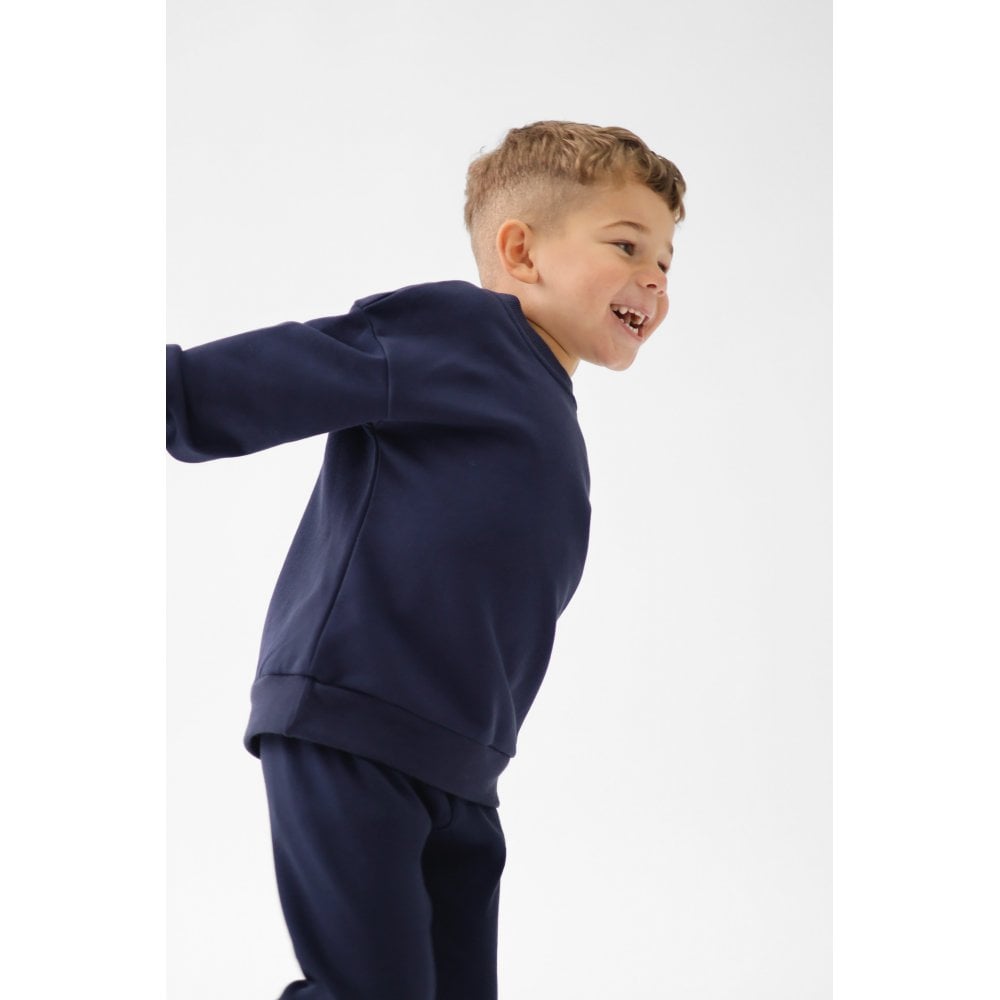 Saint Plain Unisex Legging Tracksuit Set Navy