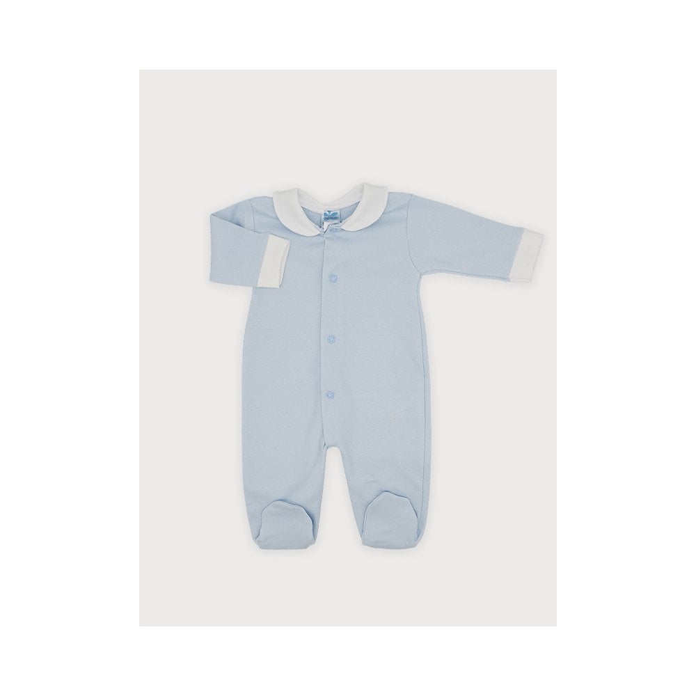 25BB-839 Baby Boys Blue Peterpan Babygrow