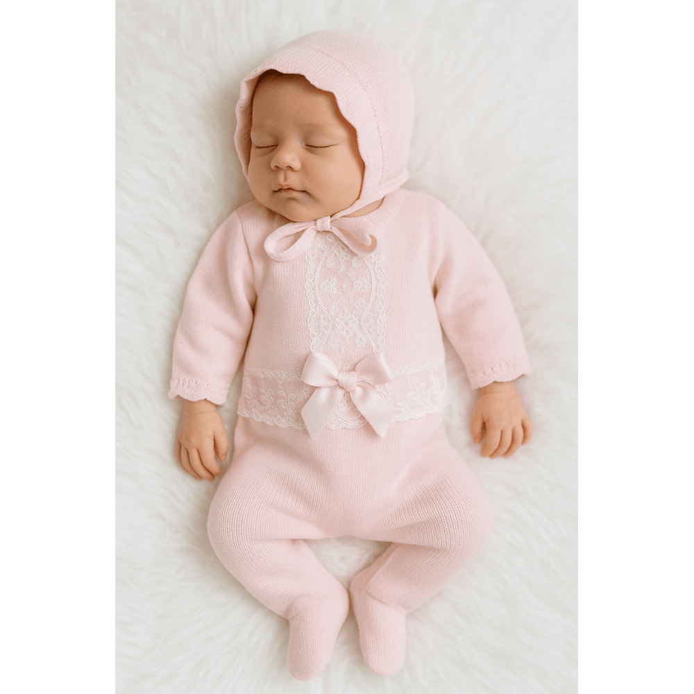 Florence Baby Girls Premium Knit Outfit