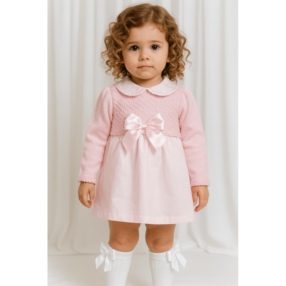 Lucinda Pex Girls Knitted Bow Dress