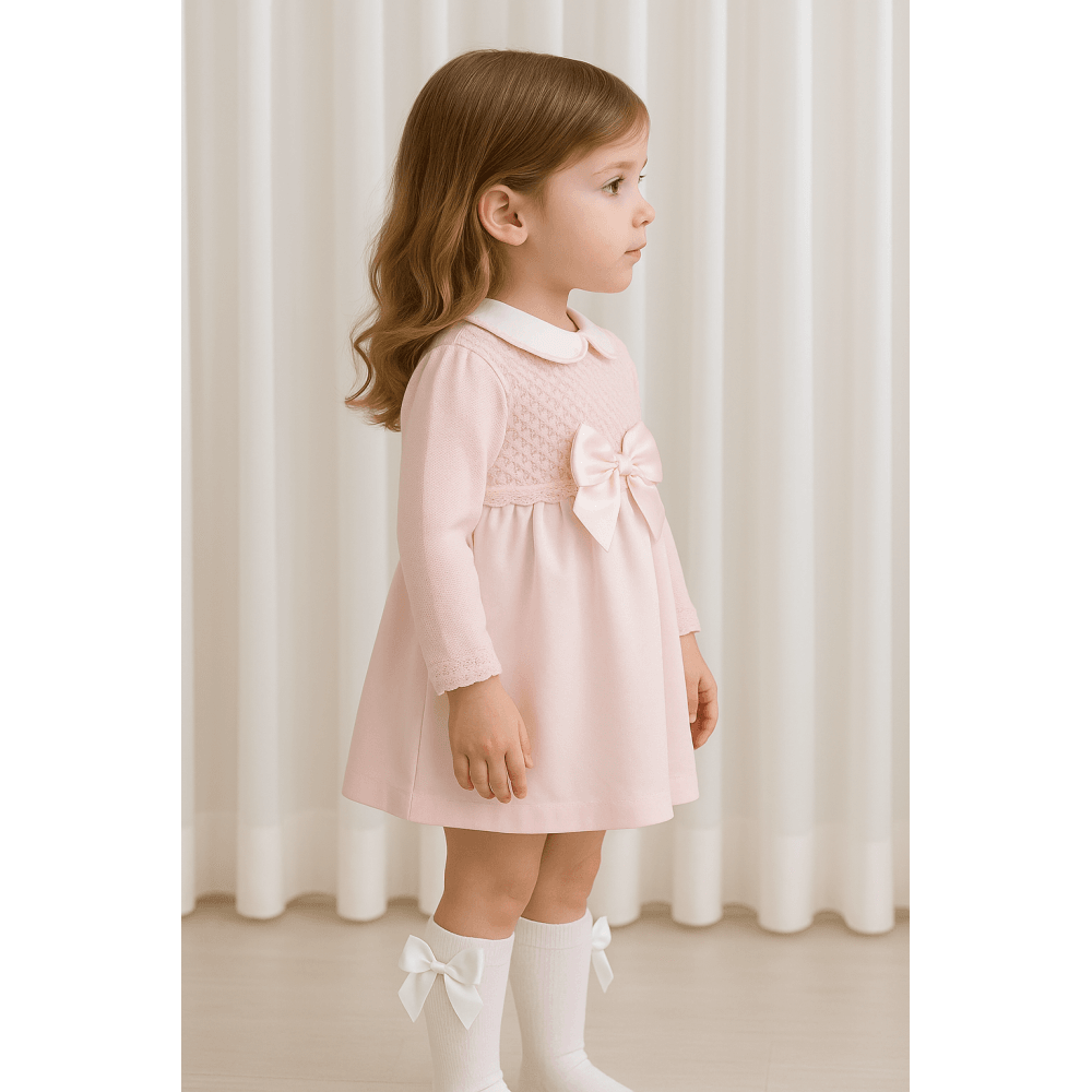 Lucinda Pex Girls Knitted Bow Dress