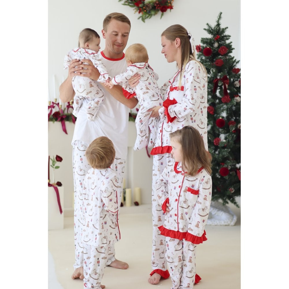 Christmas Traditional Print Pyjamas Mens