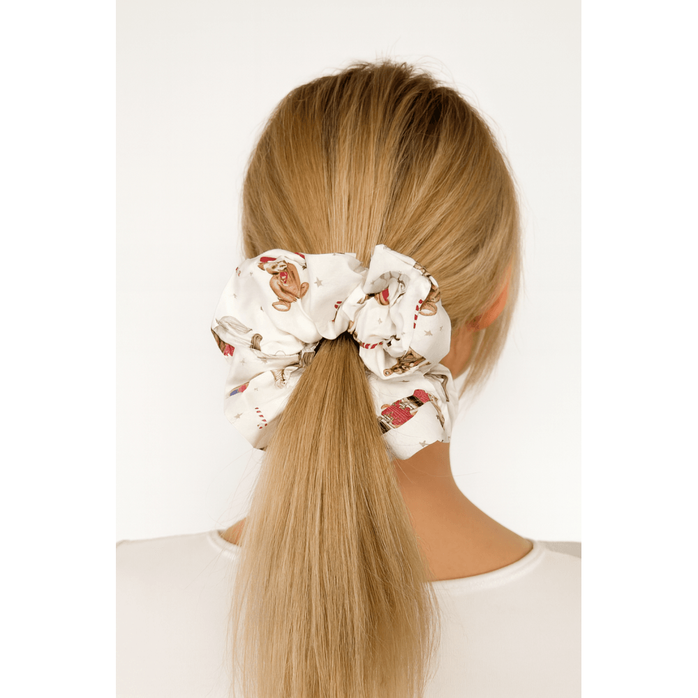 Christmas Traditional Print Scrunchie