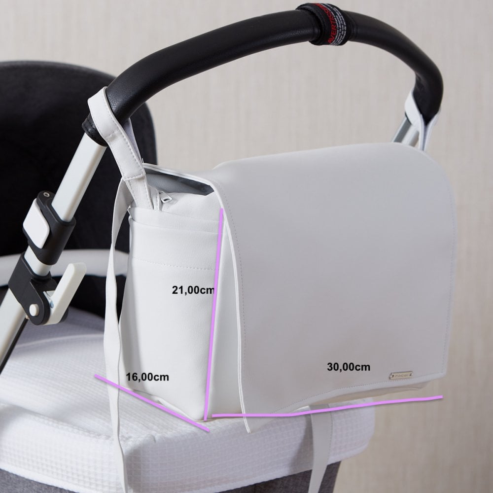 086455 Baby Changing Bag White