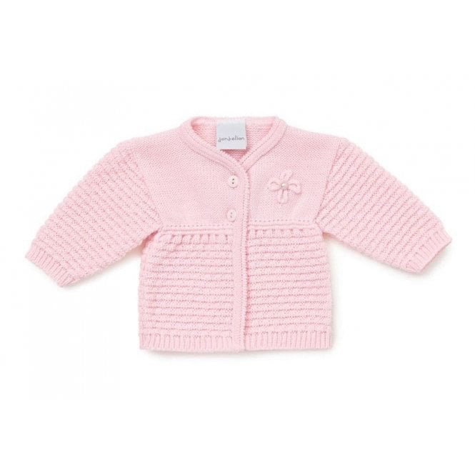 A1963 Pink Baby Girls Knitted Cardigan