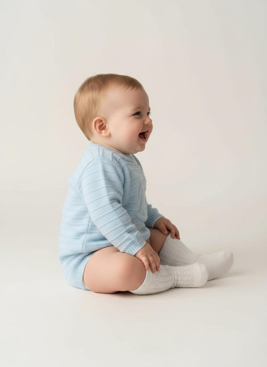 Daniel Baby Boys Blue Jam Pants & Jumper Set Blue