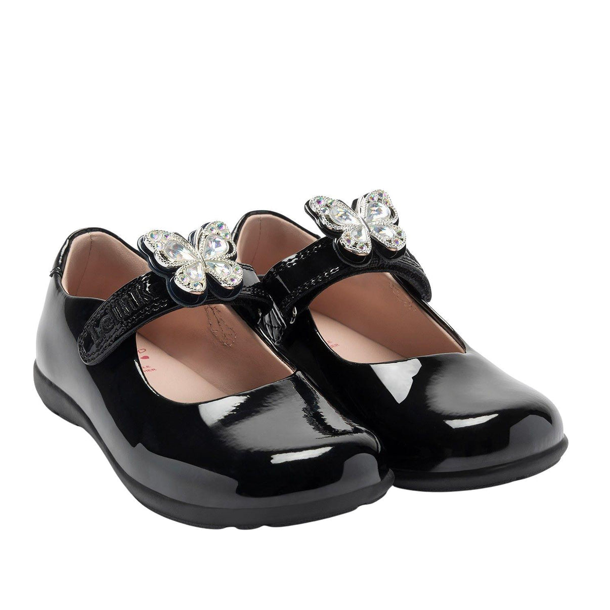 Lelli Kelly Selena Black Patent School Shoes G Fit LKS08484
