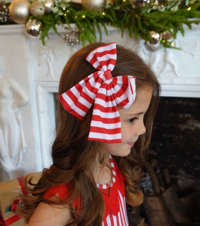 Candy Girls Red & White Stripe Swimsuit