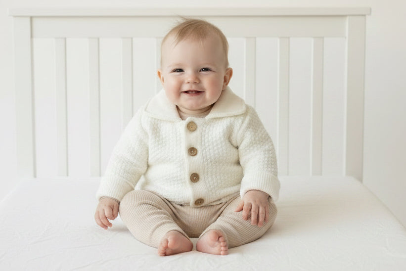 Finbar Pex Knitted Jacket Cream