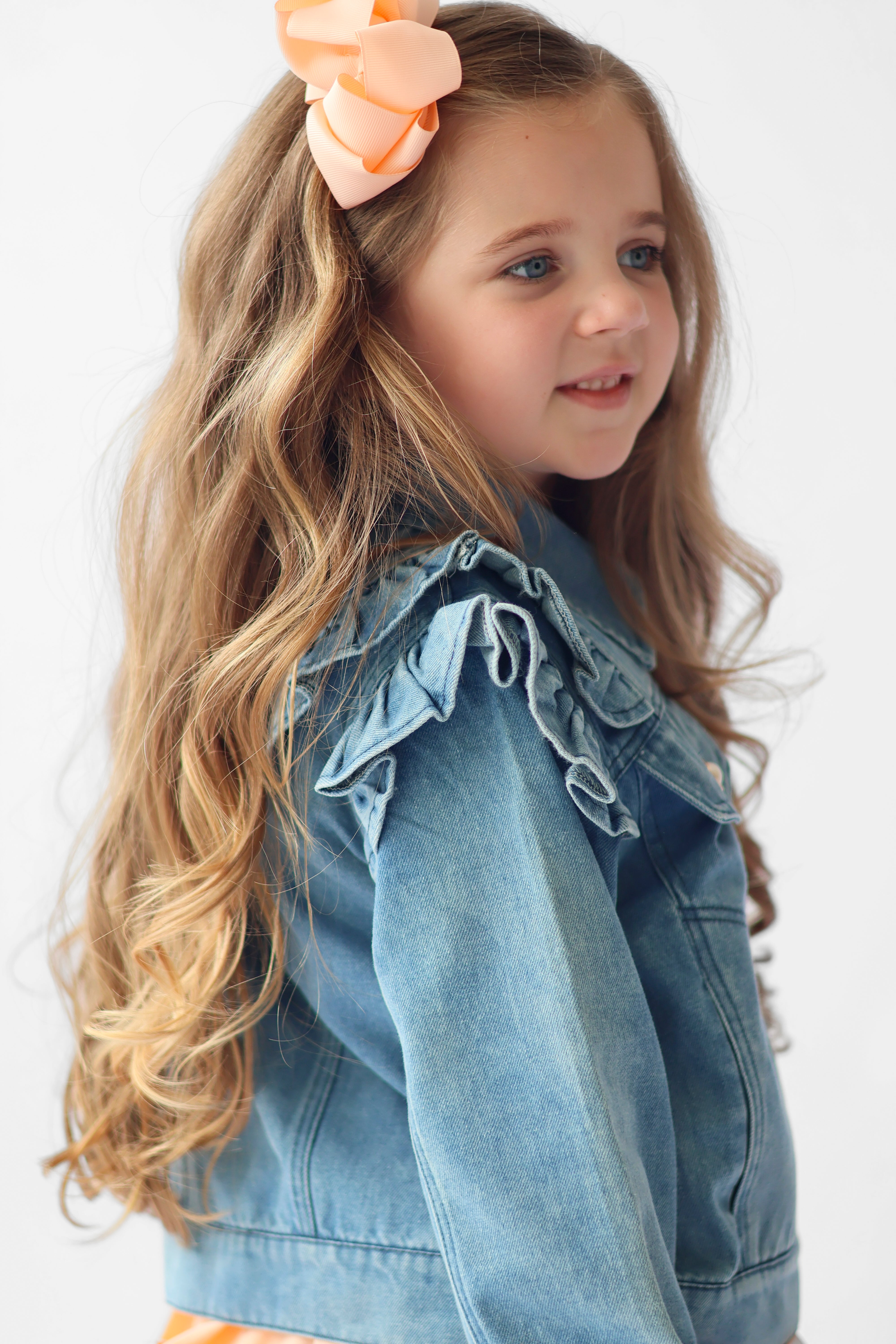 Georgia Girls Denim Frilly Jean Jacket