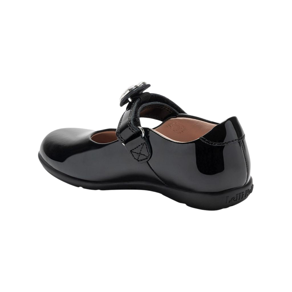Lelli Kelly Sabrina Black Patent School Shoes G Fit LKS08486