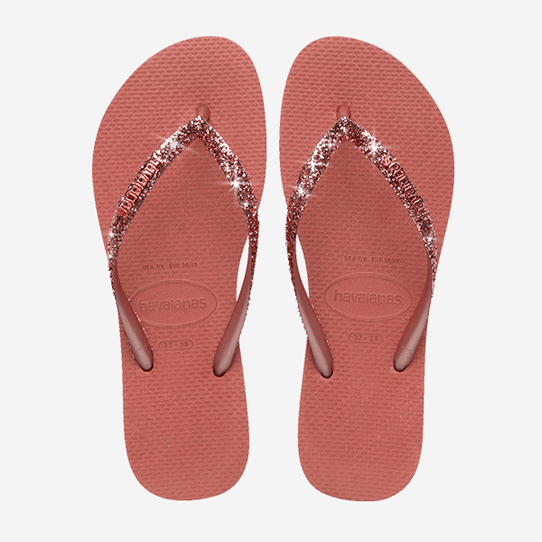 Slim Glitter II FC Kids Canyon Clay Havaianas