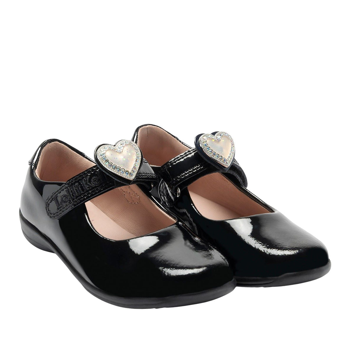 Lelli Kelly Sabrina Black Patent School Shoes F Fit LKS08467