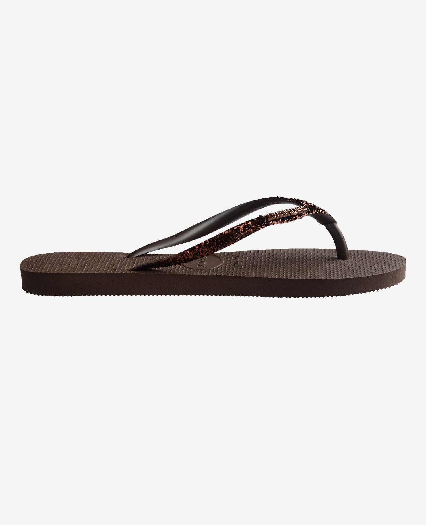 SLIM GLITTER II FC Dark Brown Havaianas