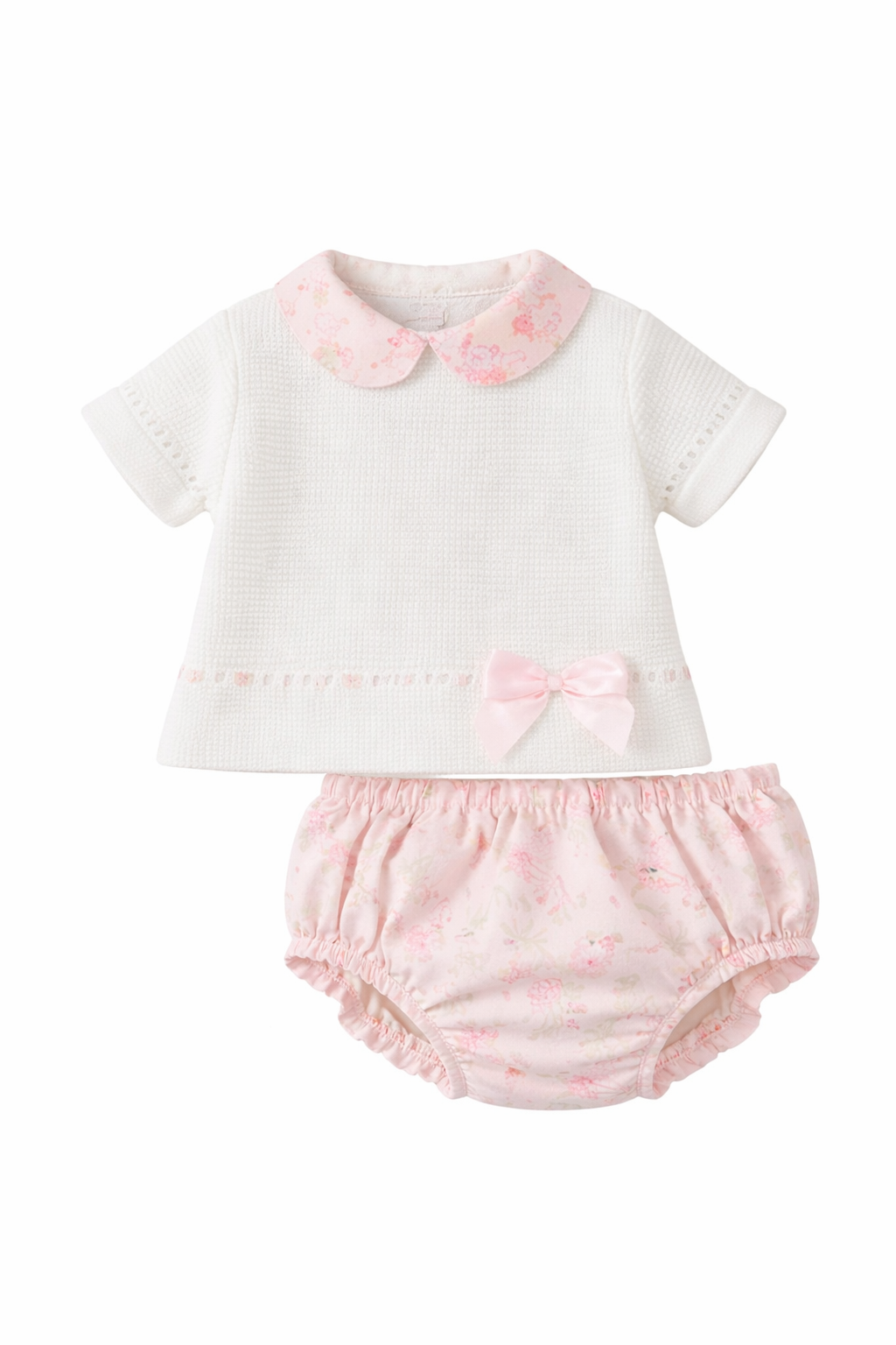 Sophia Girls Knit Collar Top & Jam Pants