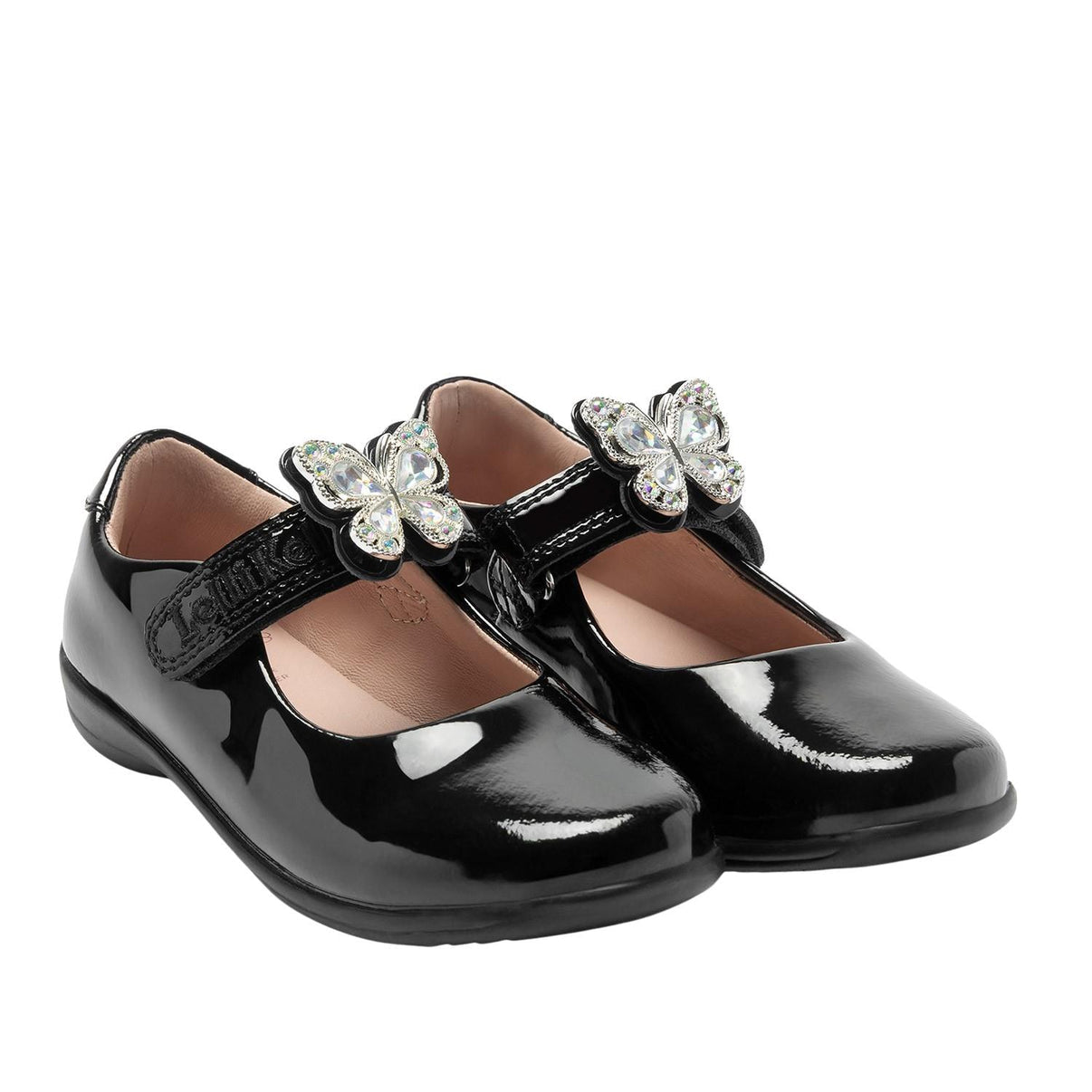 Lelli Kelly Selena Black Patent School Shoes F Fit LKS08464