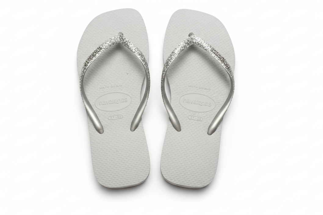 H. SL Square Sparkle Ice Grey