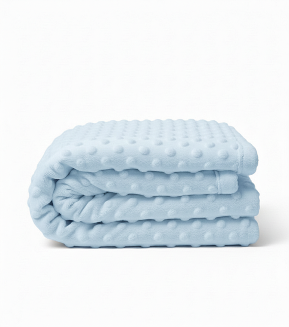 Baby Boys Blue Bobble Wrap Blanket Blue