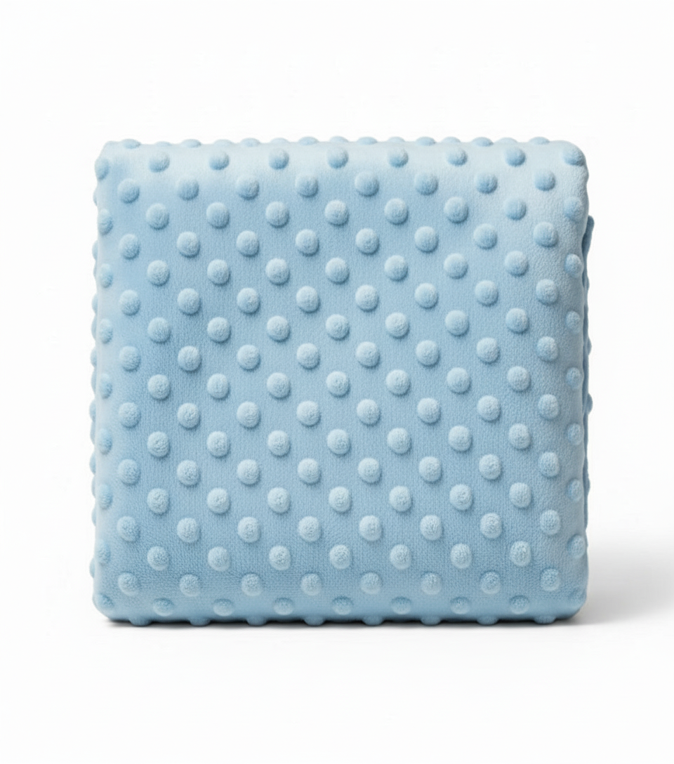 Baby Boys Blue Bobble Wrap Blanket Blue