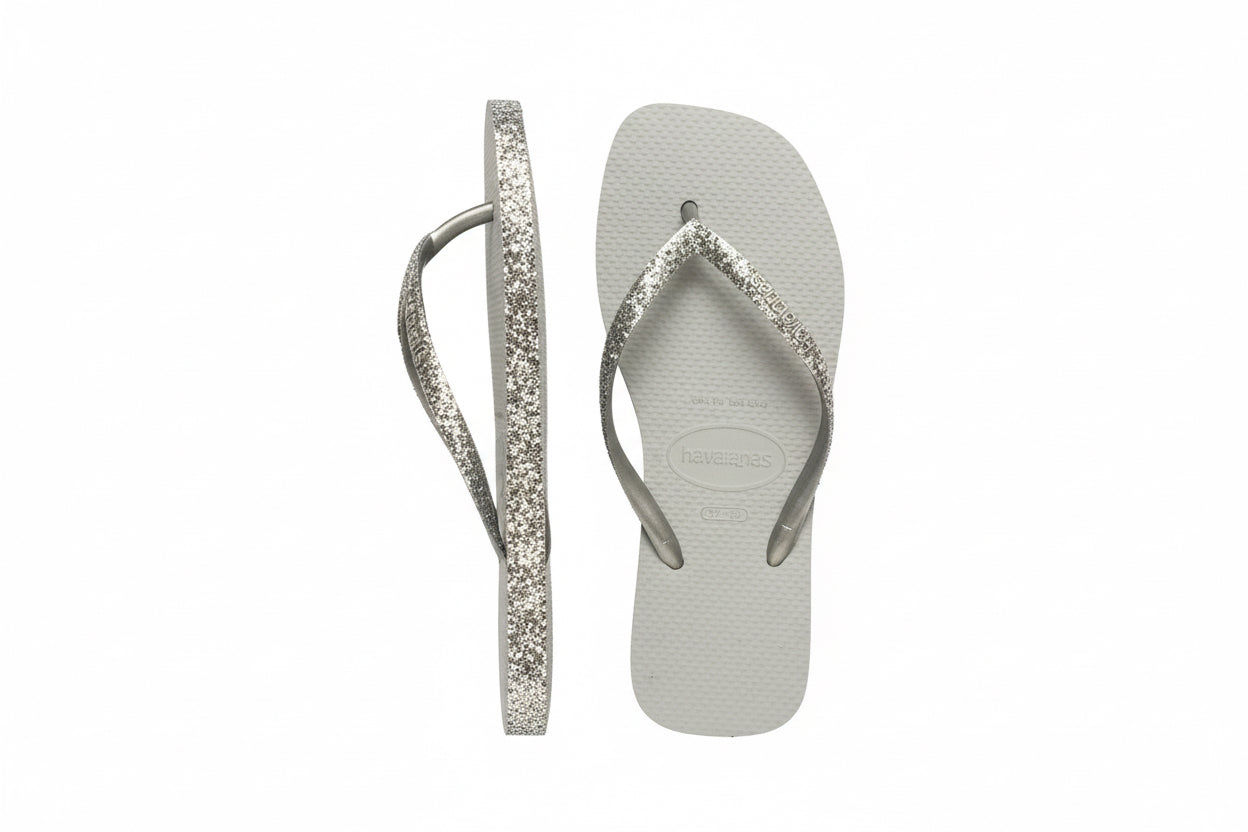 H. SL Square Sparkle Ice Grey