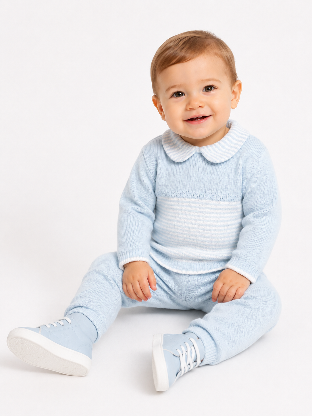 Marshall Pex Baby Knit Tracksuit Blue