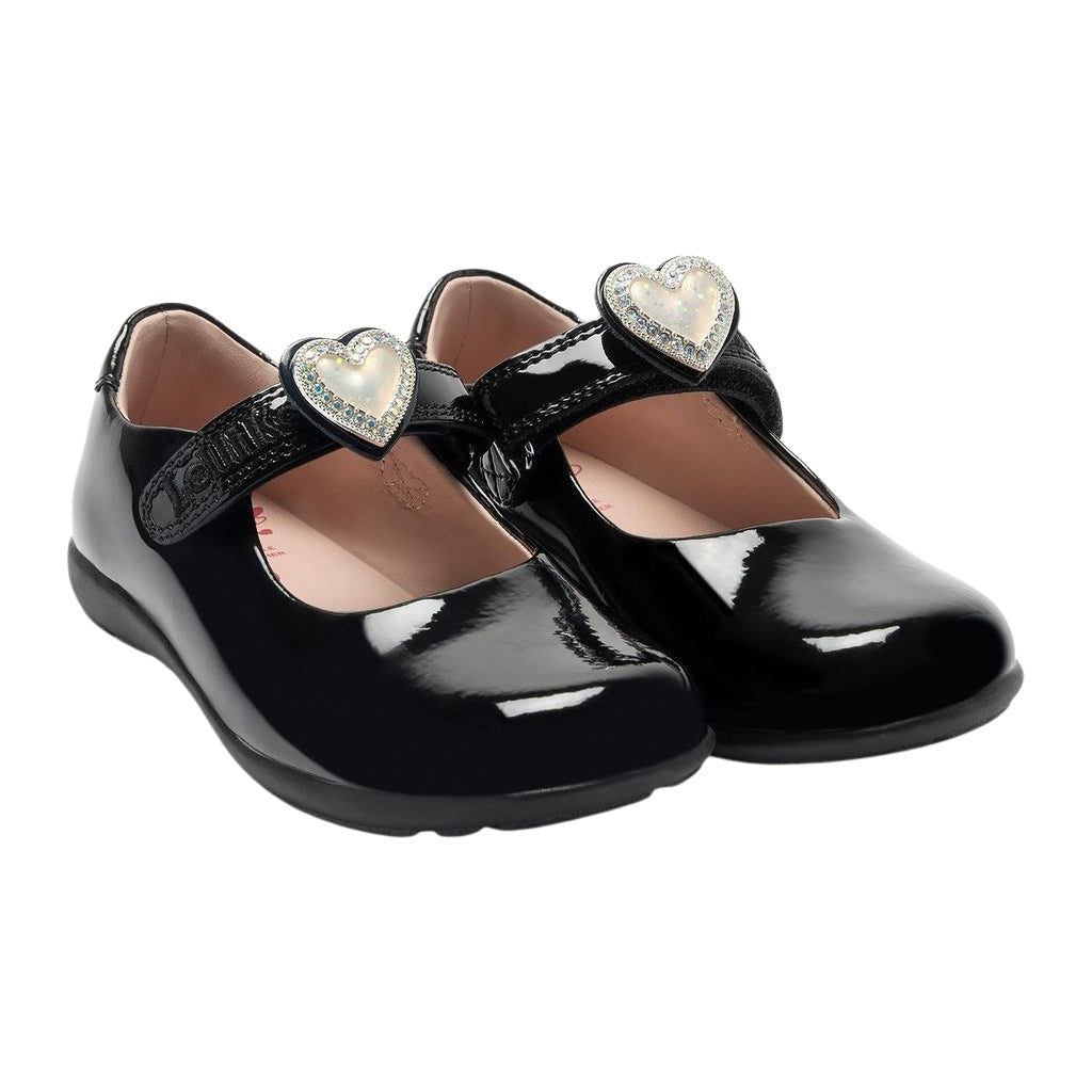 Lelli Kelly Sabrina Black Patent School Shoes G Fit LKS08486