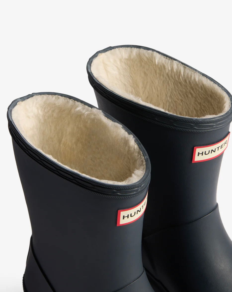 Kids First Fleece Lined Hunter Boot Navy